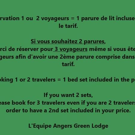 Angers Green Lodge Buitenkant foto